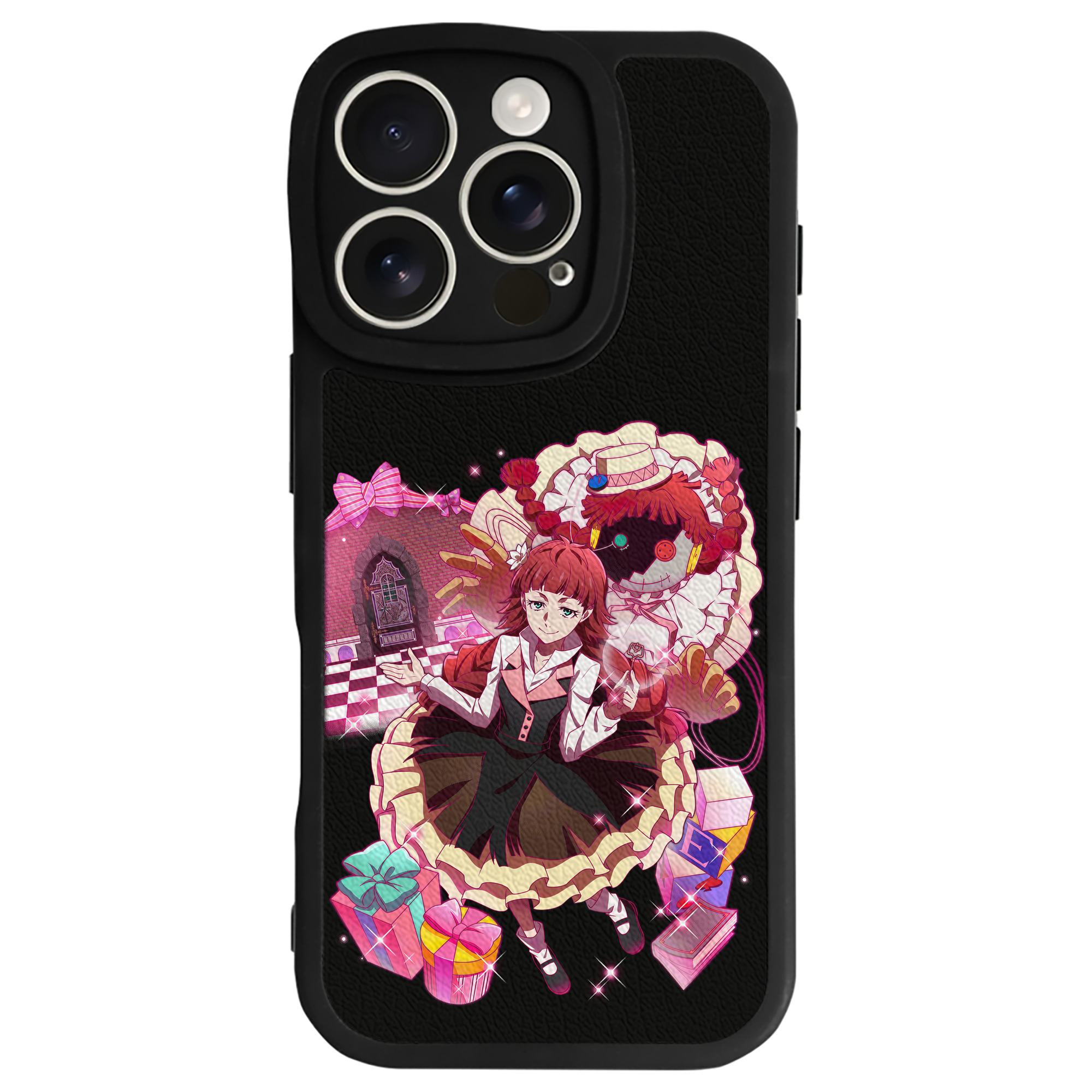 （画像用） 文豪ストレイドッグス Bungo Stray Dogs 【iPhone 16シリーズ対応】シリコンスマホケース（レザー調） 材質：シリコン